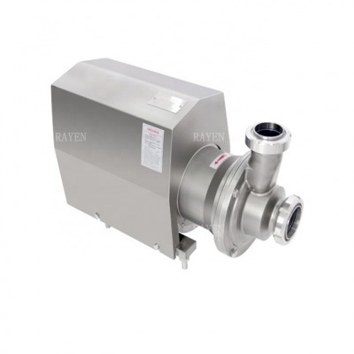 Sanitary stainless steel CIP return circulating self-priming pump