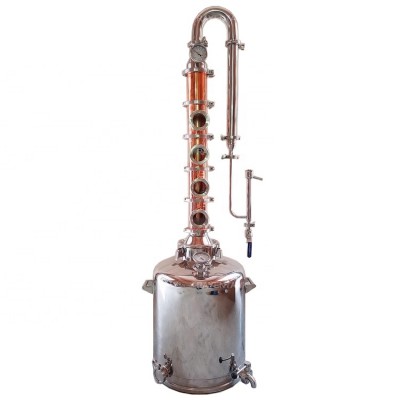 Factory Price Stainless Steel Copper Pot Still Distillation Equipment