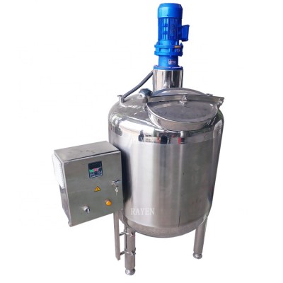 SUS304 or 316L stainless steel jacketed heating vessel heating mixing machine