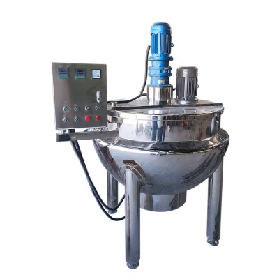 Best Price Liquid emulsifying homogenizer electric steam heating mixer stainless steel mixer with agitator heated jacket tank