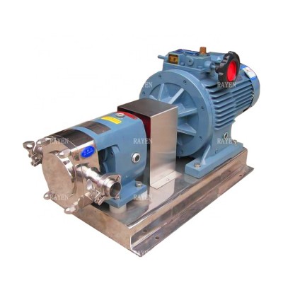 SUS316L sanitary stainless steel lobe pump honey transfer pump